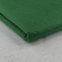 Acrylic Felt Fabric by the Metre - 60" (150cm) Extra Wide, 1mm Thick - Continuous Length Soft Crafting for Sewing, Applique, Decorations & Upholstery - Discount Fabrics LTD(Olive,0.5)