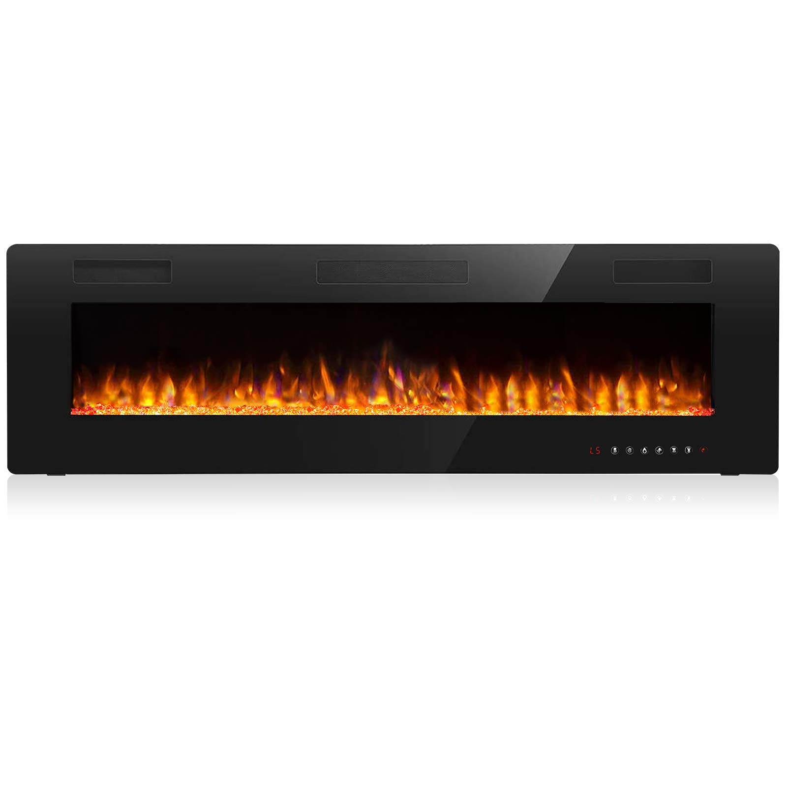 Buy Vitesse 50 inch Wall ed and Recessed Electric Fireplace, Adjustable