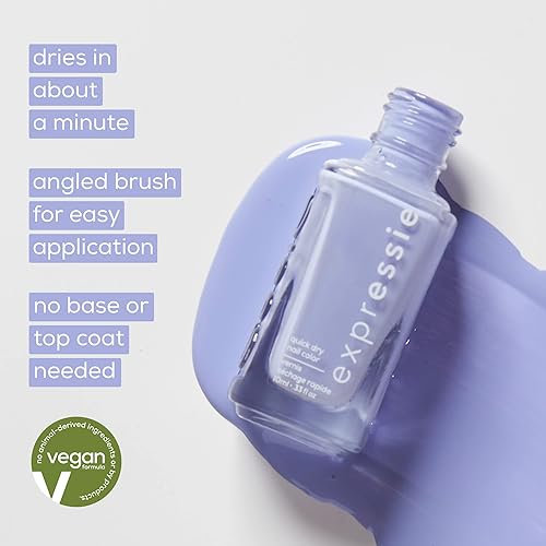 Miniatura 5 de essie expressie - Esmalte de uñas vegano de secado rápido, Don't Hate, Curate, amarillo dorado, 0.33 onzas.