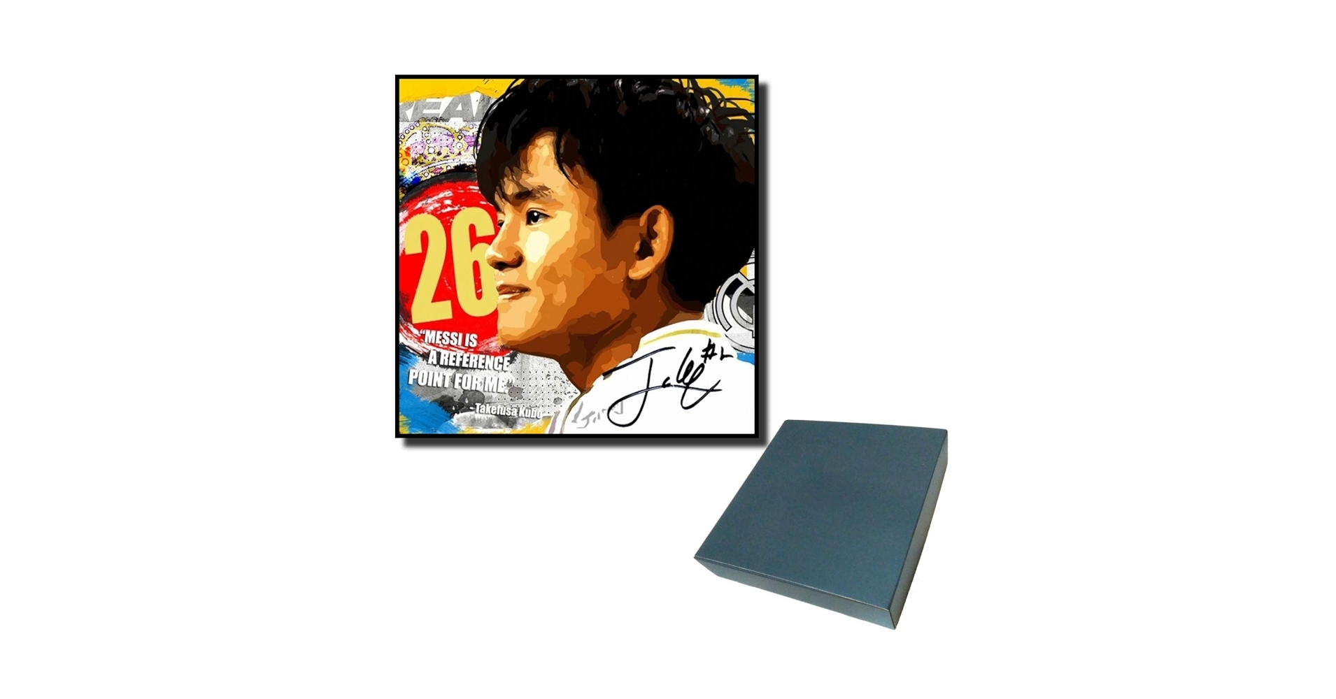 【はやと様連絡専用、新品 No 692】 ポップアートパネル 久保建英 サッカー Amazon.co.jp: Famous Popart Gallery Takehusa Kubo 久保建英