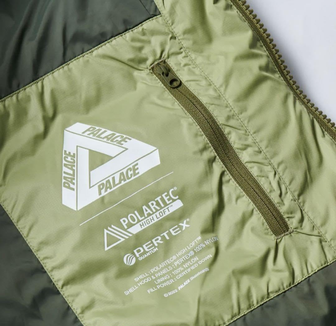 Amazon.co.jp: Palace パレス High loft puffa olive XL ダウン 