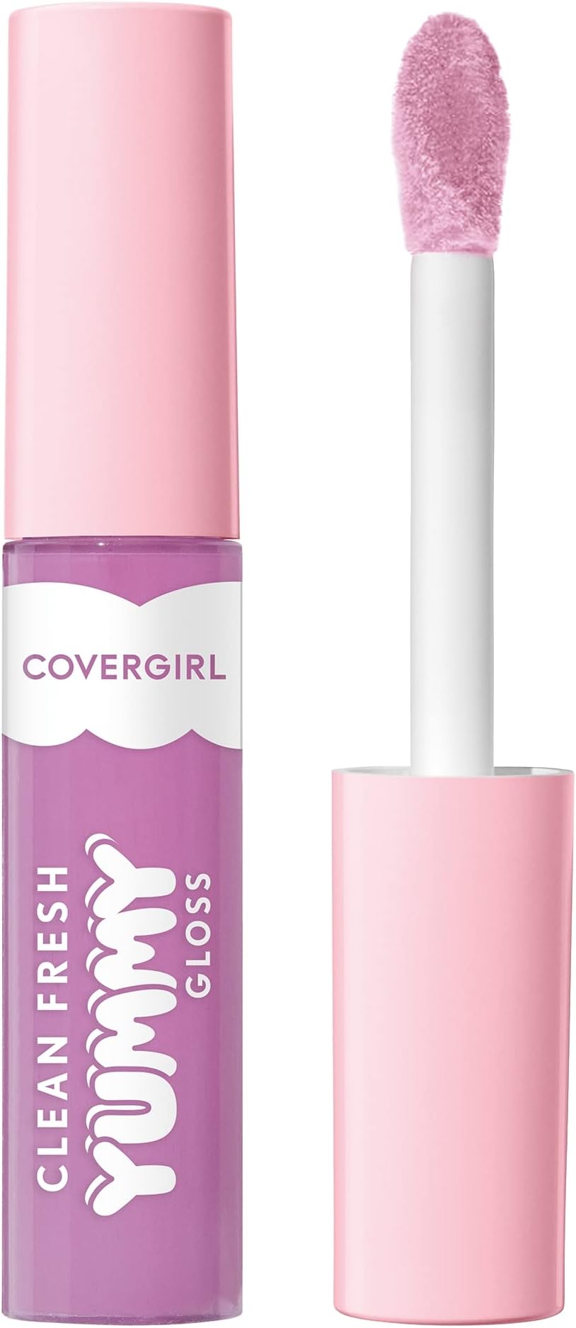 Clean Fresh Yummy Lip Gloss, Sheer, Natural Scents, Vegan Formula - 200 Laugh-Vender, 0.33 fl oz