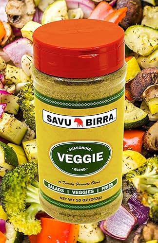 Miniatura 4 de Mezcla de condimentos vegetarianos  Verduras y ensaladas  Botella de 10 onzas  Mezclado específicamente para verduras  Savu Birra