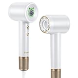 Hair Dryer - Bopcal Ionic Blow Dryer with Concentrator for All Hair Types,160000 RPM High-Speed Fast Drying Lightweight and Quiet, 200 Million Negative Ions Dryer with Thermo-Control (1500w)