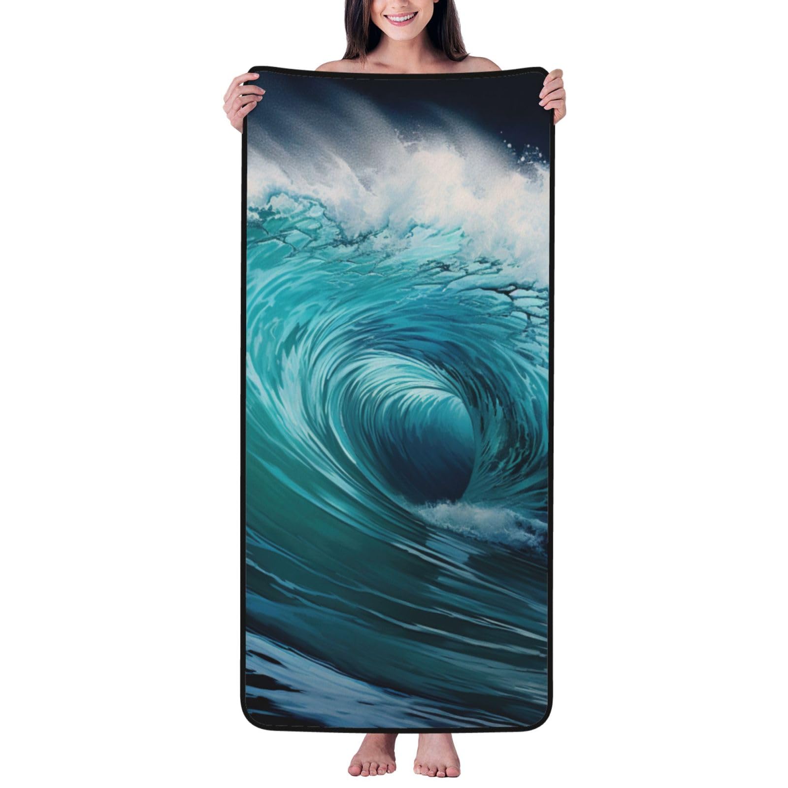 Toalla de baño de terciopelo coral de alta absorción y suavidad para spa