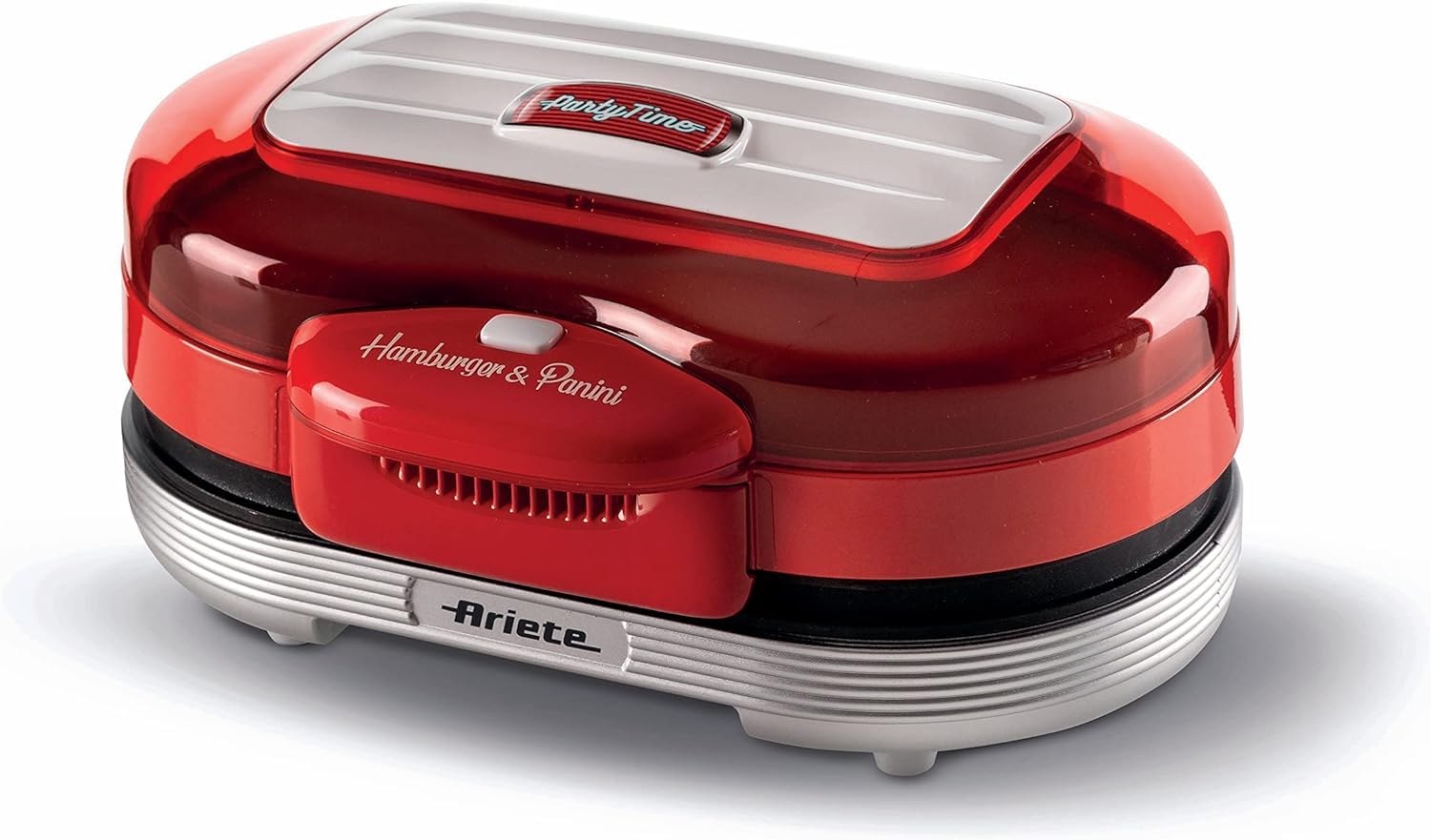 Ariete Party Time 205 Elektrischer Sandwichmaker, 1200 W, Rot