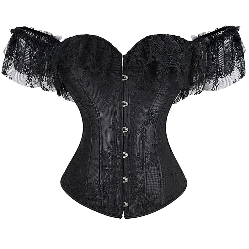 Corsetto Gotici Bustino Corpetti Donna Eleganti Pizzo