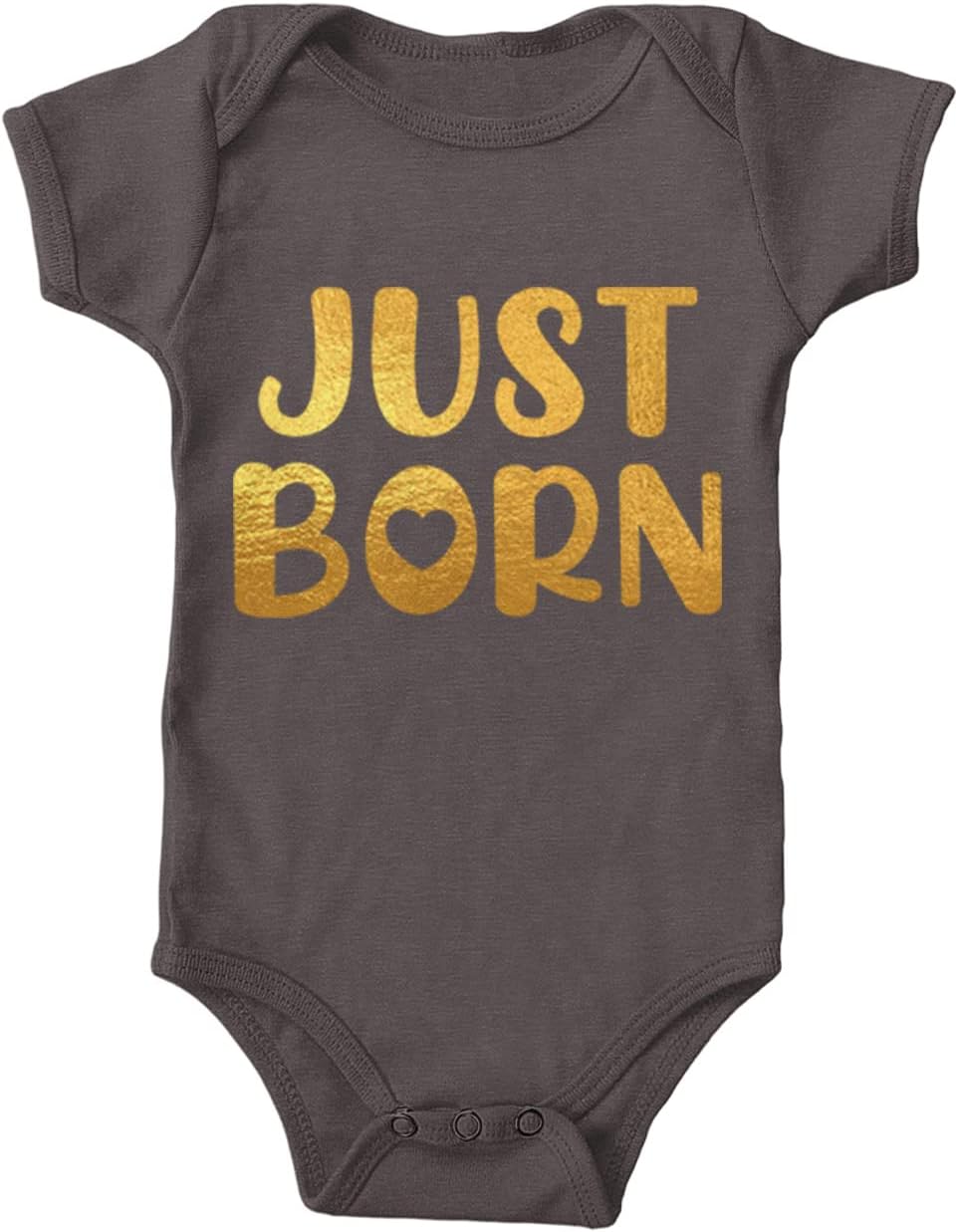Tcombo Just Born Gold Foil - Baby Birth Bodysuit