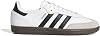Tenis adidas Samba ADV para hombre - Blanco Nube/Negro Core, Talla: 6.5 1