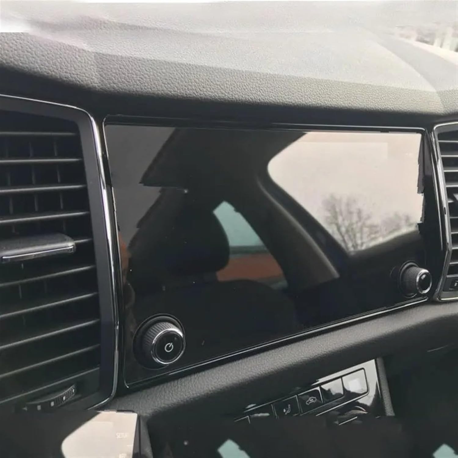 計器盤保護フィルム Compatible With Skoda For Karoq 2017 2018 2019 8インチ対応カーナ