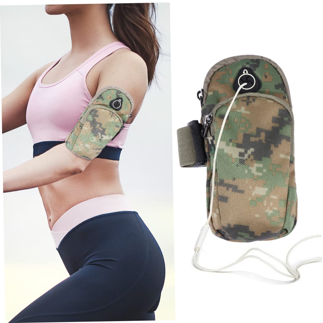 Angoily 3 Piezas Bolsa De Brazo para Teléfono Móvil Al Aire Libre Bolsa De Bandas De Brazo para Hacer Ejercicio Soporte para Teléfono Deportes Tela Oxford Corriendo Brazalete Hombre