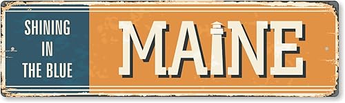 Miniatura 30 de SmartSign Letrero de metal vintage de 4 x 14 pulgadas "Welcome To New Jersey State", aluminio a prueba de óxido de 40 mil con recubrimiento New