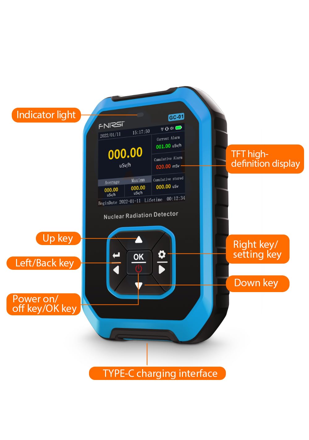 Amazon | 【アップグレード GC-01】WESTOBIG ガイガーカウンター