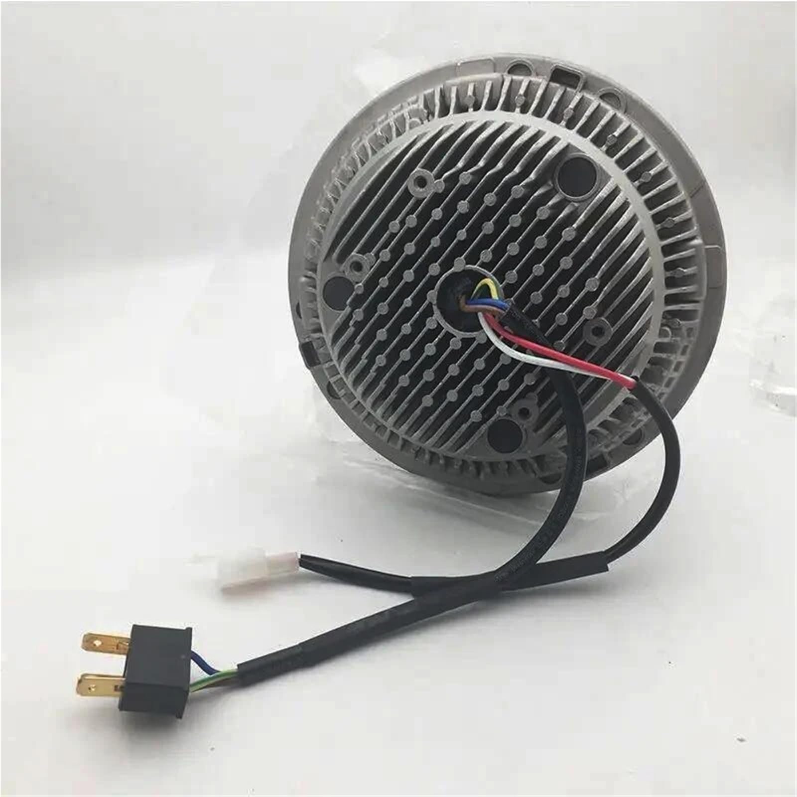 Fari Delle Lampadine Fari A LED 7 Pollici Rotondi Blu DRL Occhi Ad Angolo Indicatori Direzione Camion Fuoristrada 4x4 Per Santana PS10 2004 Fanale Proiettore Auto