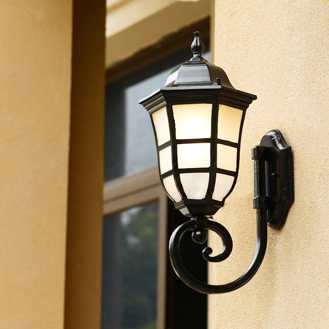 Whispering Homes Victorian Era Outdoor Wall Lamp - Black-image-45