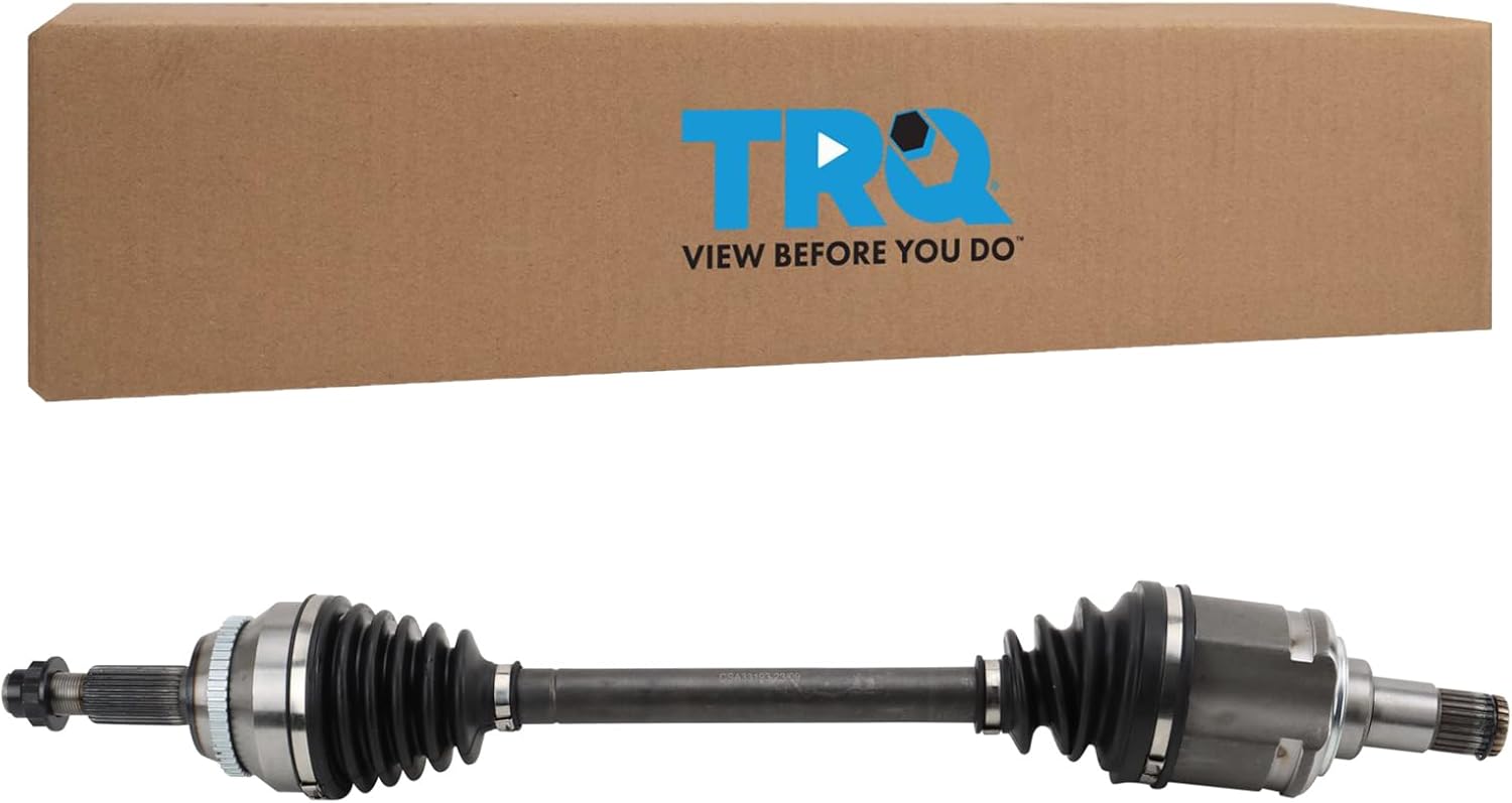 TRQ Front Left CV Axle Shaft Assembly Drivers Side Compatible with 2011-2015 Toyota Sienna