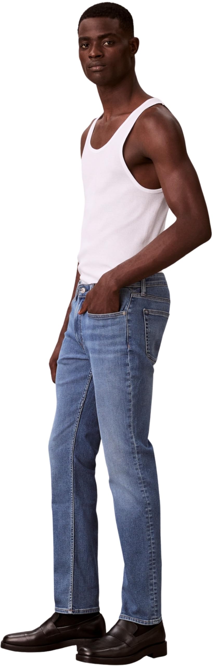 Calvin Klein - Slim Faded Clearwater Jean Lv04re776g, Jeans Unisex - Adulto