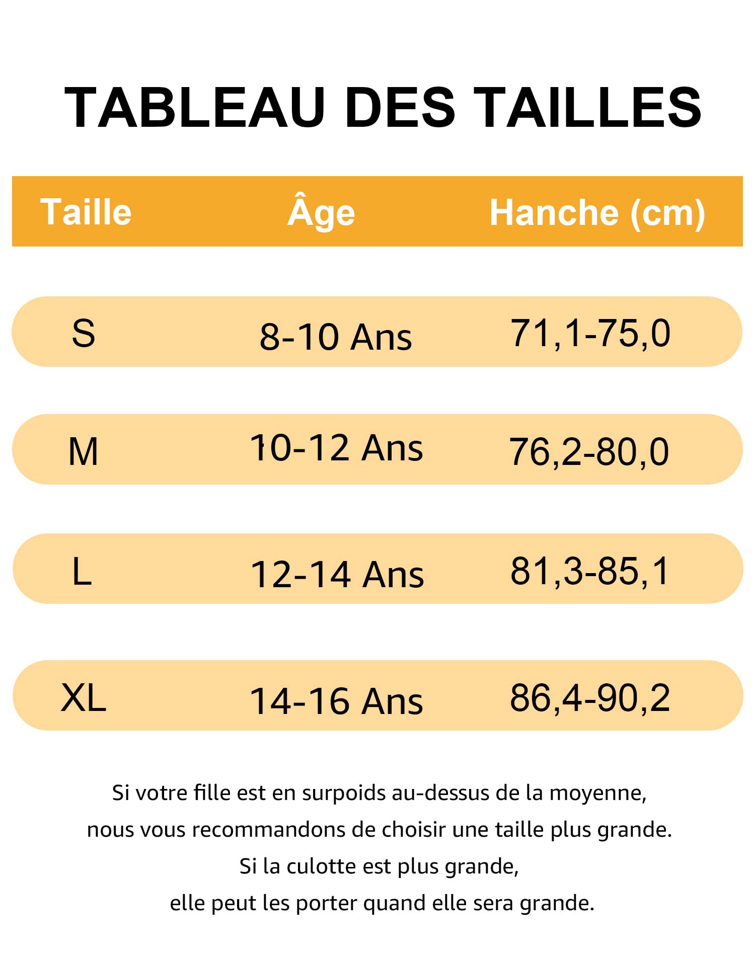 INNERSY Culotte Fille en Coton Stretch Slip Ceinture de Sport sous-vêtement Ado 8 à 16 Ans Lot de 6