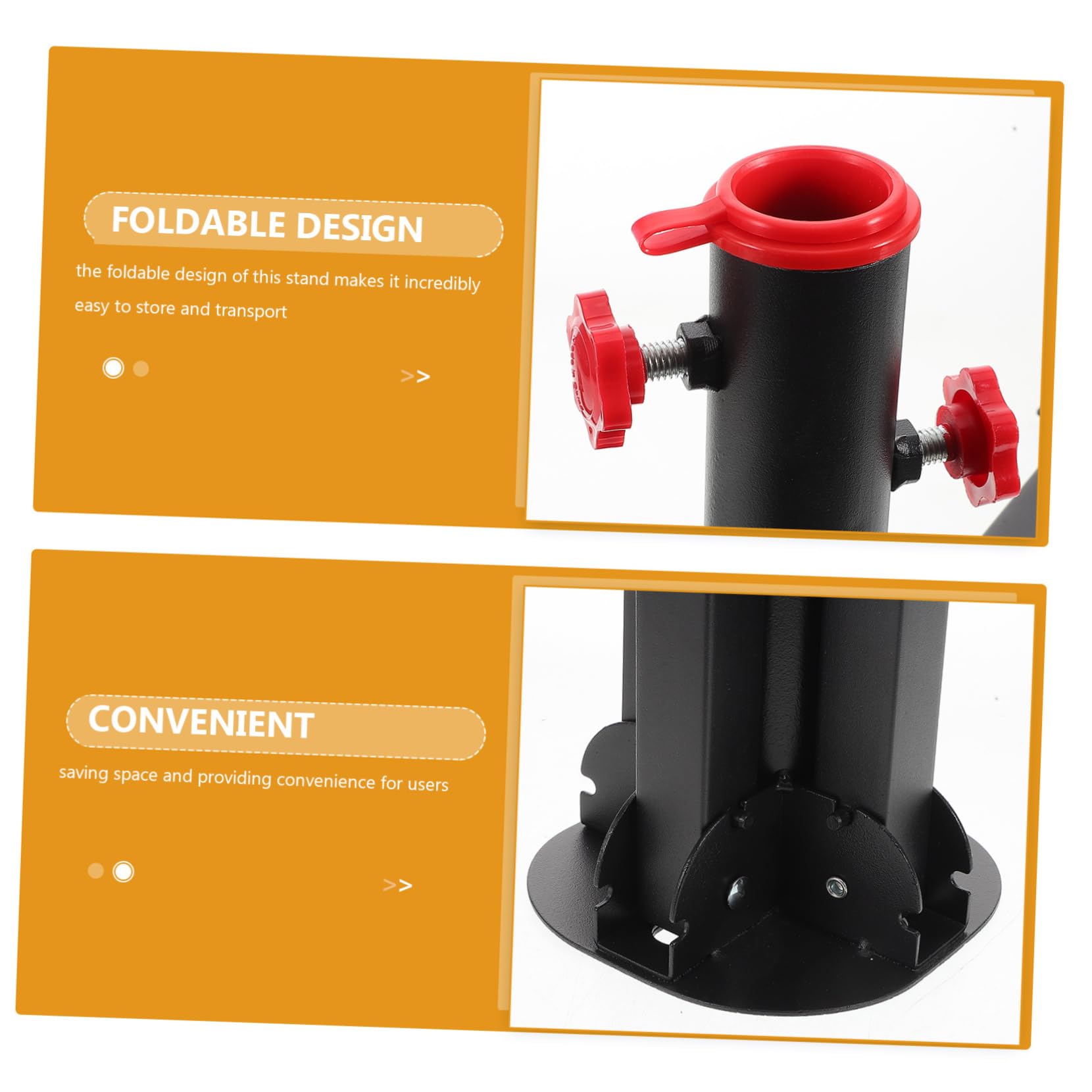 MAGICLULU Base de Árbol de Navidad Plegable de Acero Inoxidable Soporte