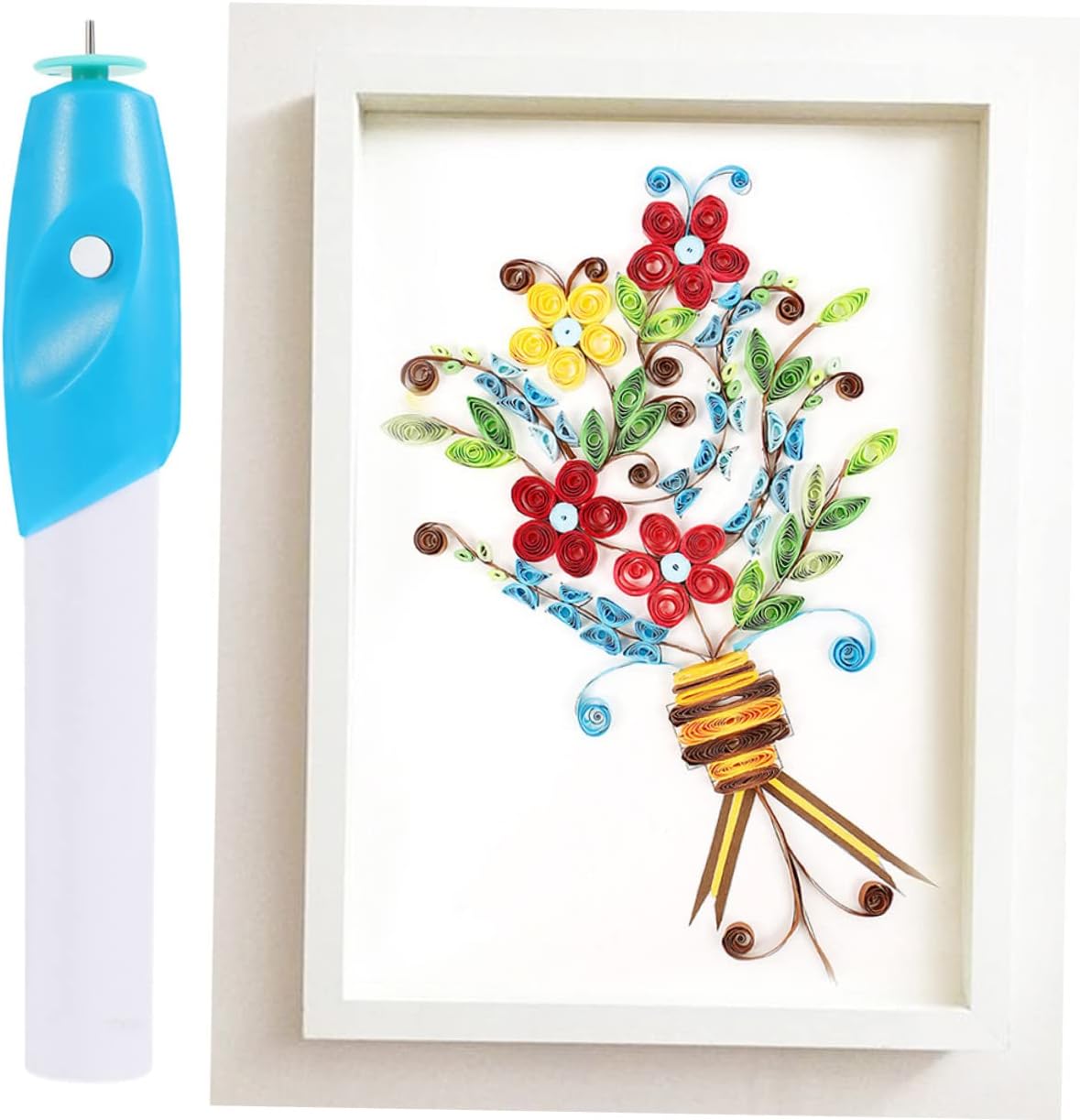 LIFKOME 2pcs DIY Paper Quilling Pen Electric Quilling Tool Craft for Boys and Girls Adults