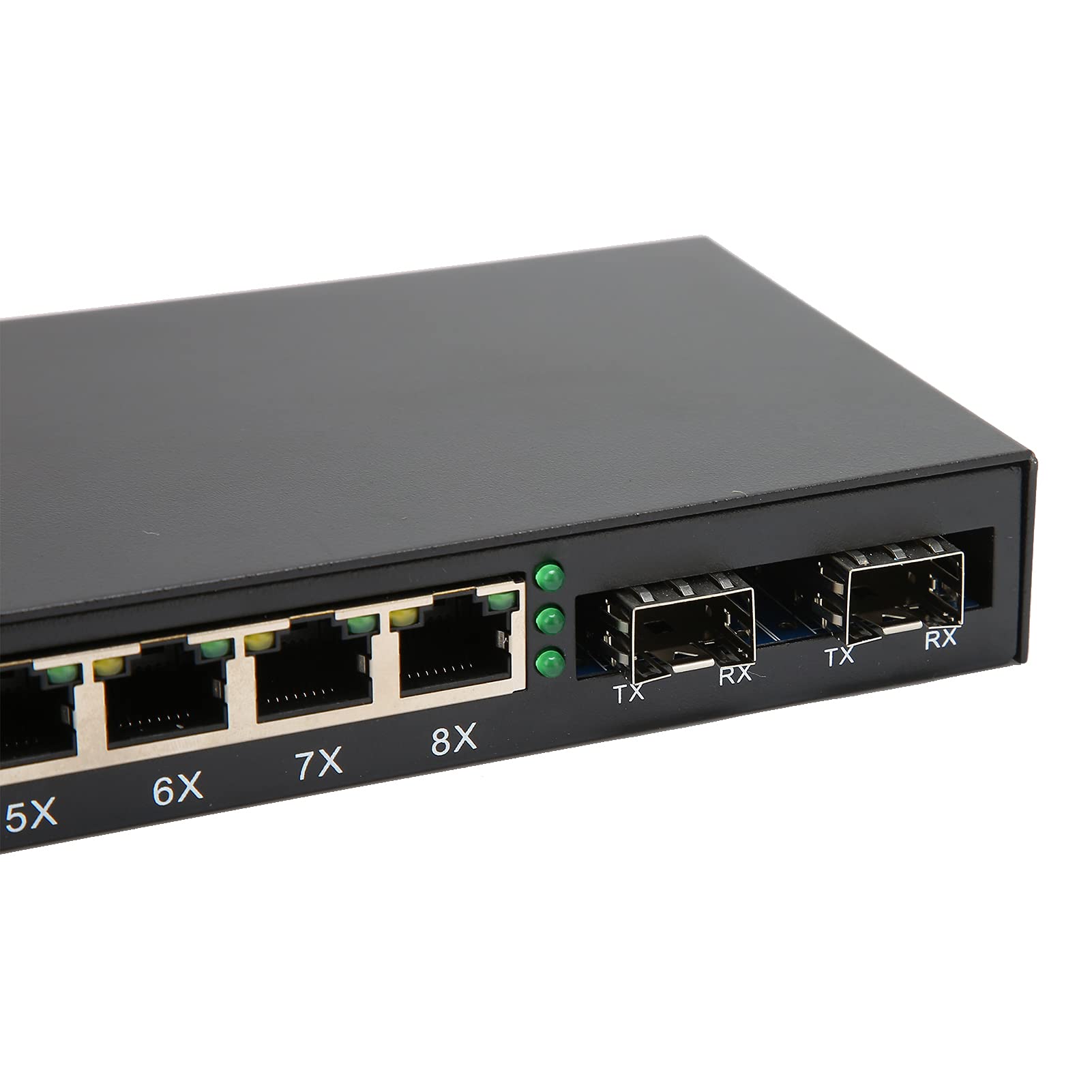 Convertisseur Adaptatif Gigabit Switch 8 Ports pour Une Transmission Ethernet Rapide dans Les Solutions Réseau en Alliage D'aluminium
