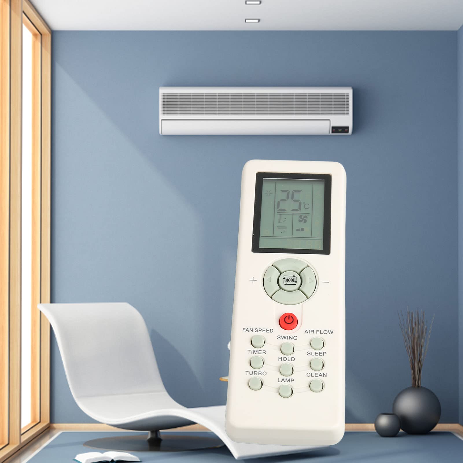 Climatizzatore Telecomando di ricambio per Chigo per Zenith General per Maistro per York per Blueway, Universal Air Conditione