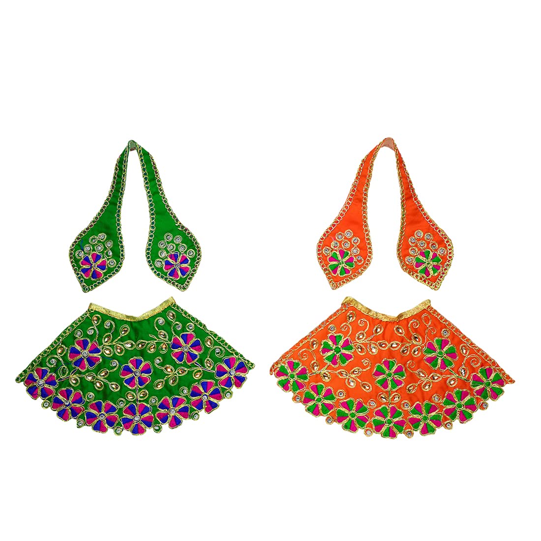 Set of 2 Decorative Durga Devi Dress