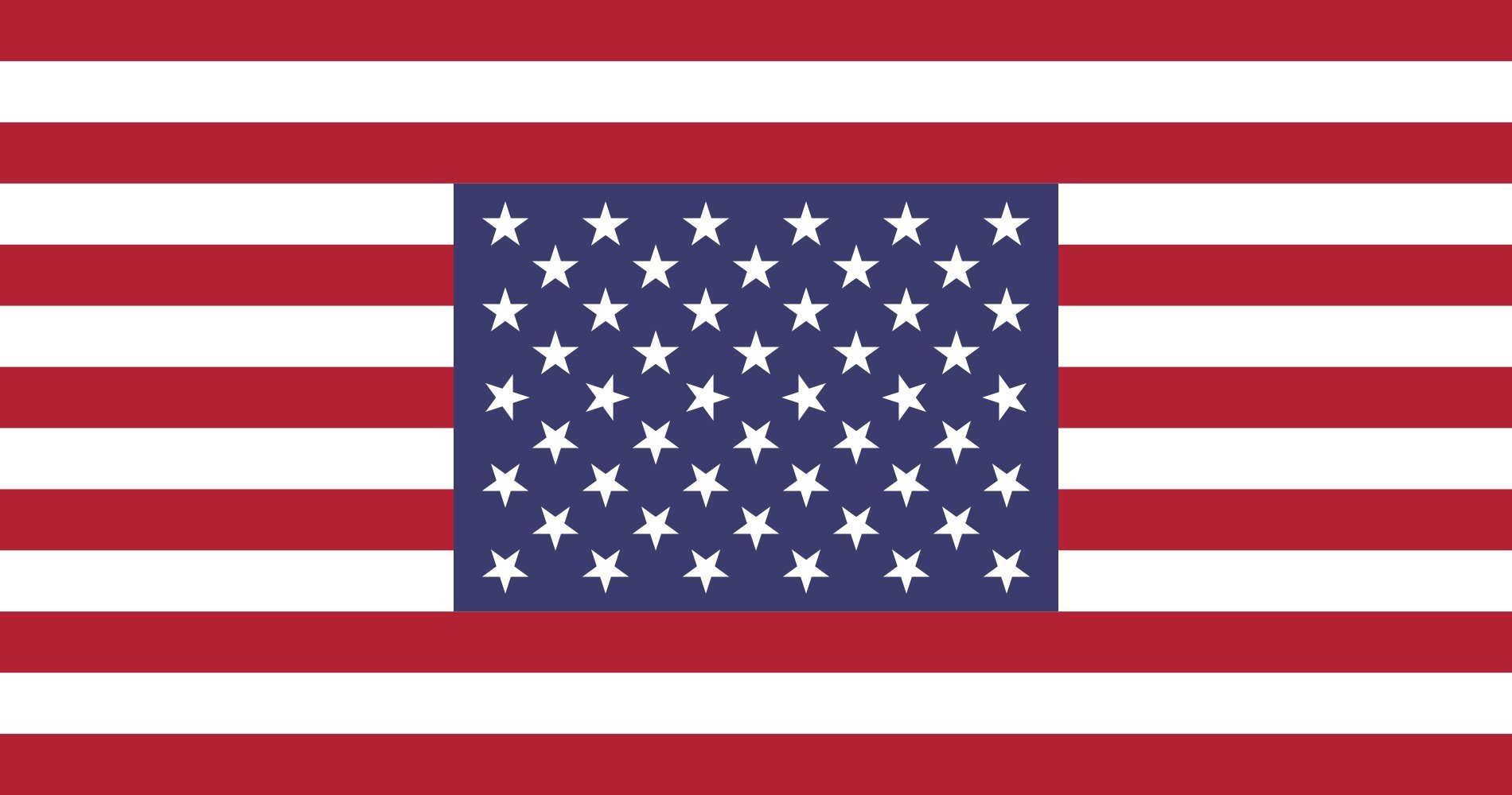 Drapeau USA symétrique en textile premium grand format édition haut de gamme