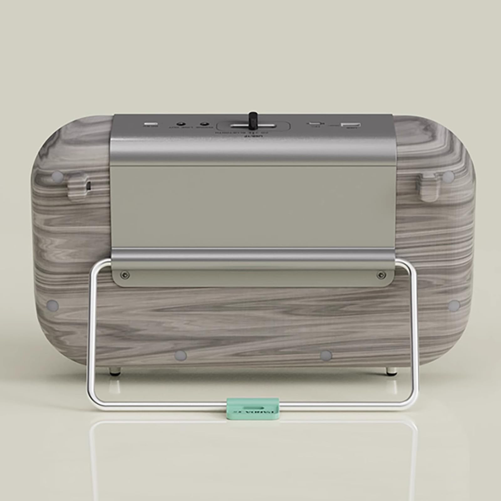 Lettore CD Bluetooth Music Player con altoparlanti stereo HiFi, supporto USB/TF, schermo LED, jack per cuffie, protezione anti-salto, ricaricabile