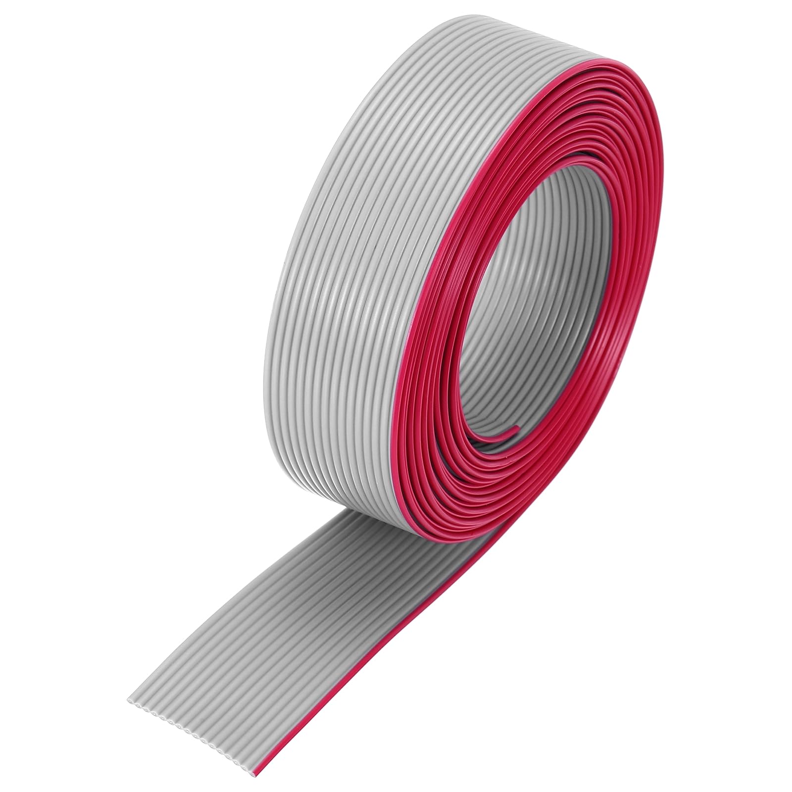 QUARKZMAN Cavo a Nastro Piatto IDC da 28AWG Lunghezza 3 m/9.8ft Passo 1.27mm 16 Pin Grigio per Collegamento JTAG/ISP
