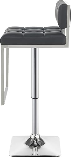 Miniatura 7 de Coaster Home Furnishings - Alameda - Polipiel sintética - Taburete de bar ajustable - Asiento de apoyo trasero, reposapiés de metal resistente -