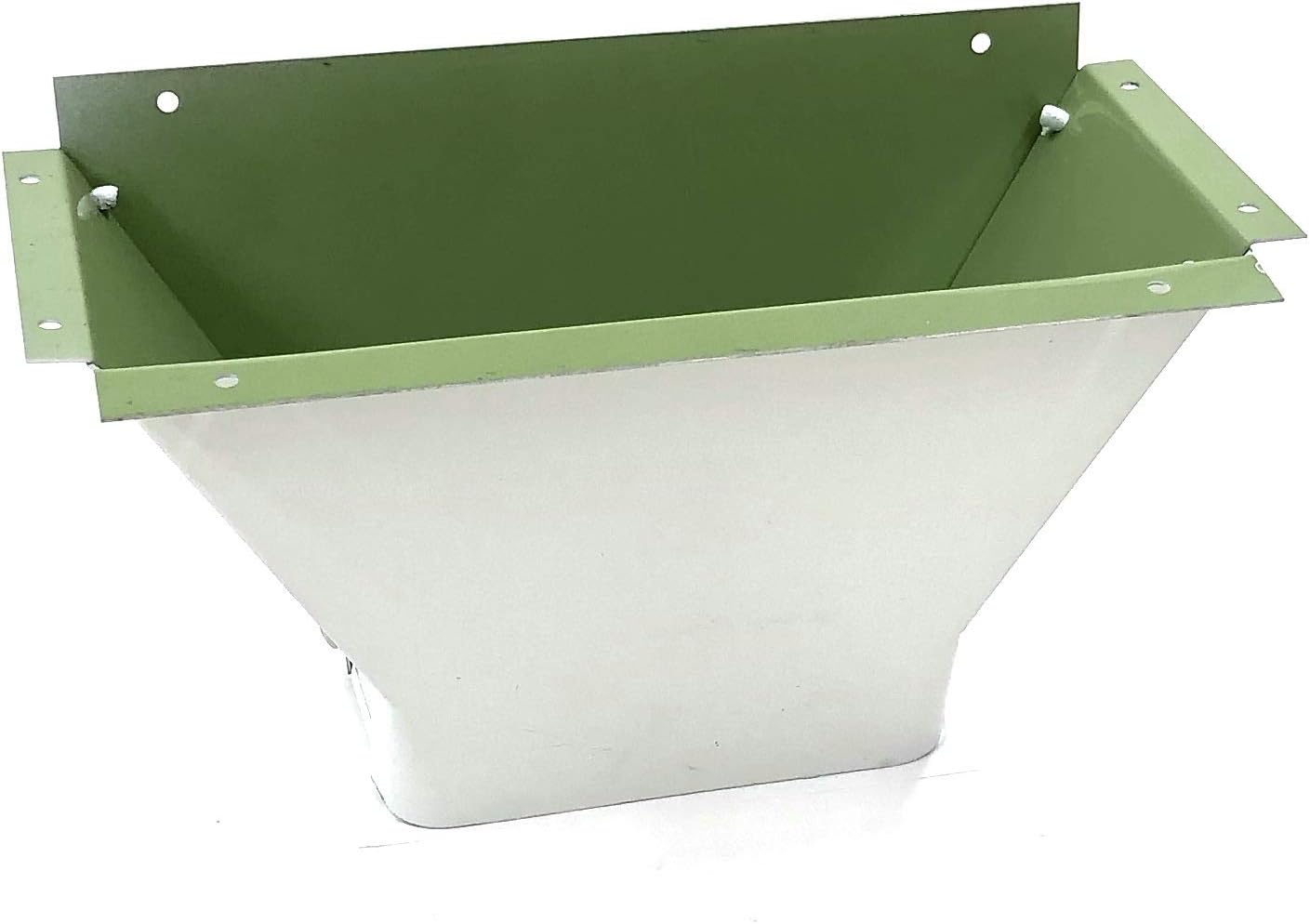 Maxx Flo Outlet - Oversized Downspout Outlet (6 inch, HIGH Gloss White)