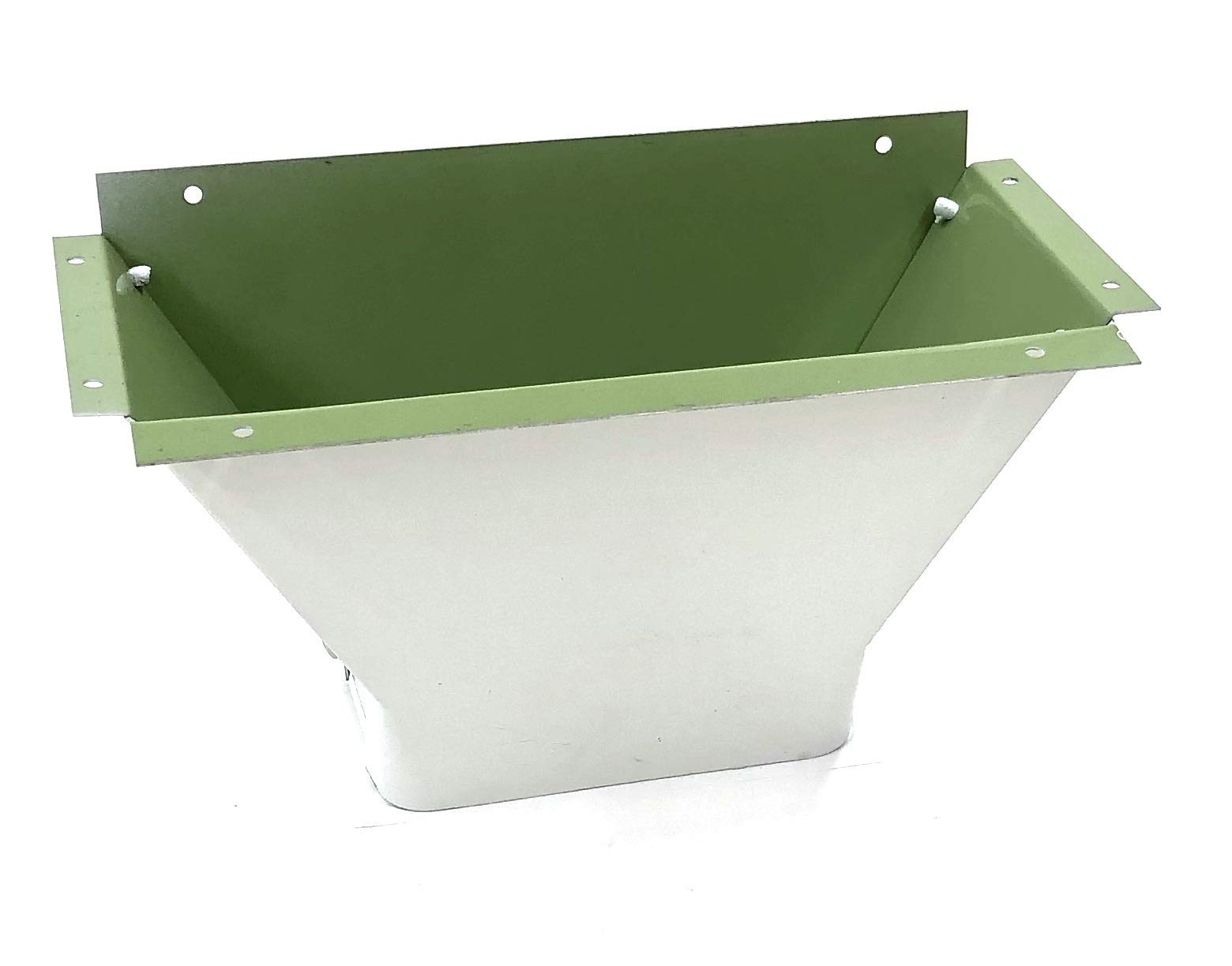 Gutterworks.com Maxx Flo Outlet - Oversized Downspout Outlet (6 inch, HIGH Gloss White)