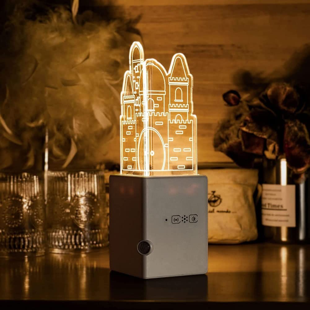 Lampada LED Con Sensore Di Movimento, Luce Notturna Bambini Con Sensore Movimento E Luce, Luci LED A Batteria Ricaricabile,Luce Armadio Interna Per Armadio, Scale, Bagni, Corridoi, Cucina, Garage