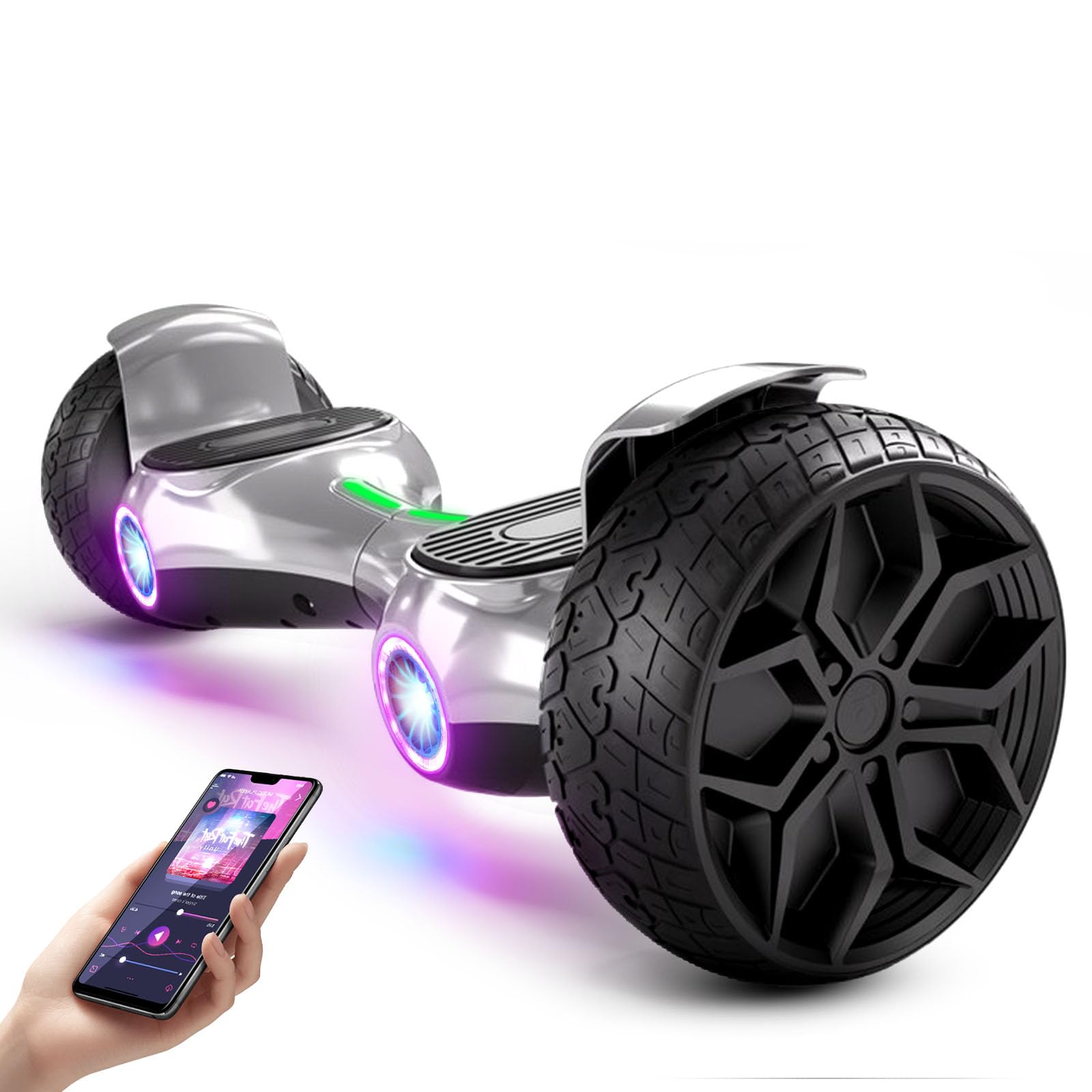 LIEAGLE Silver Hoverboard