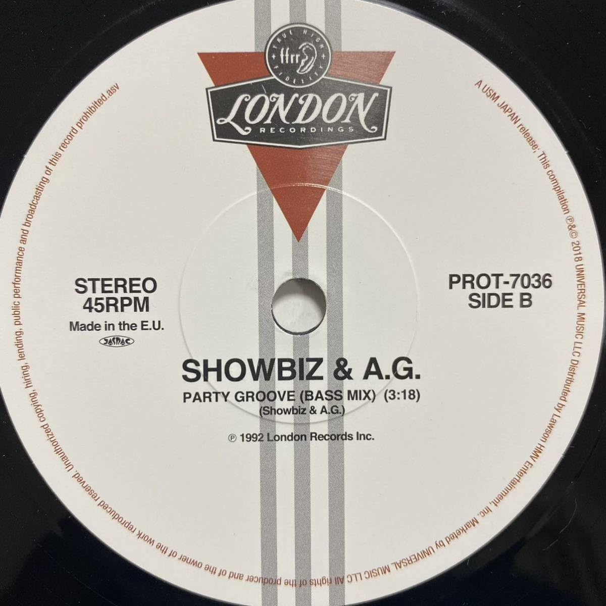 Amazon.co.jp: SHOWBIZ & A.G. Party Groove 7inch 7インチ 45 EP rap