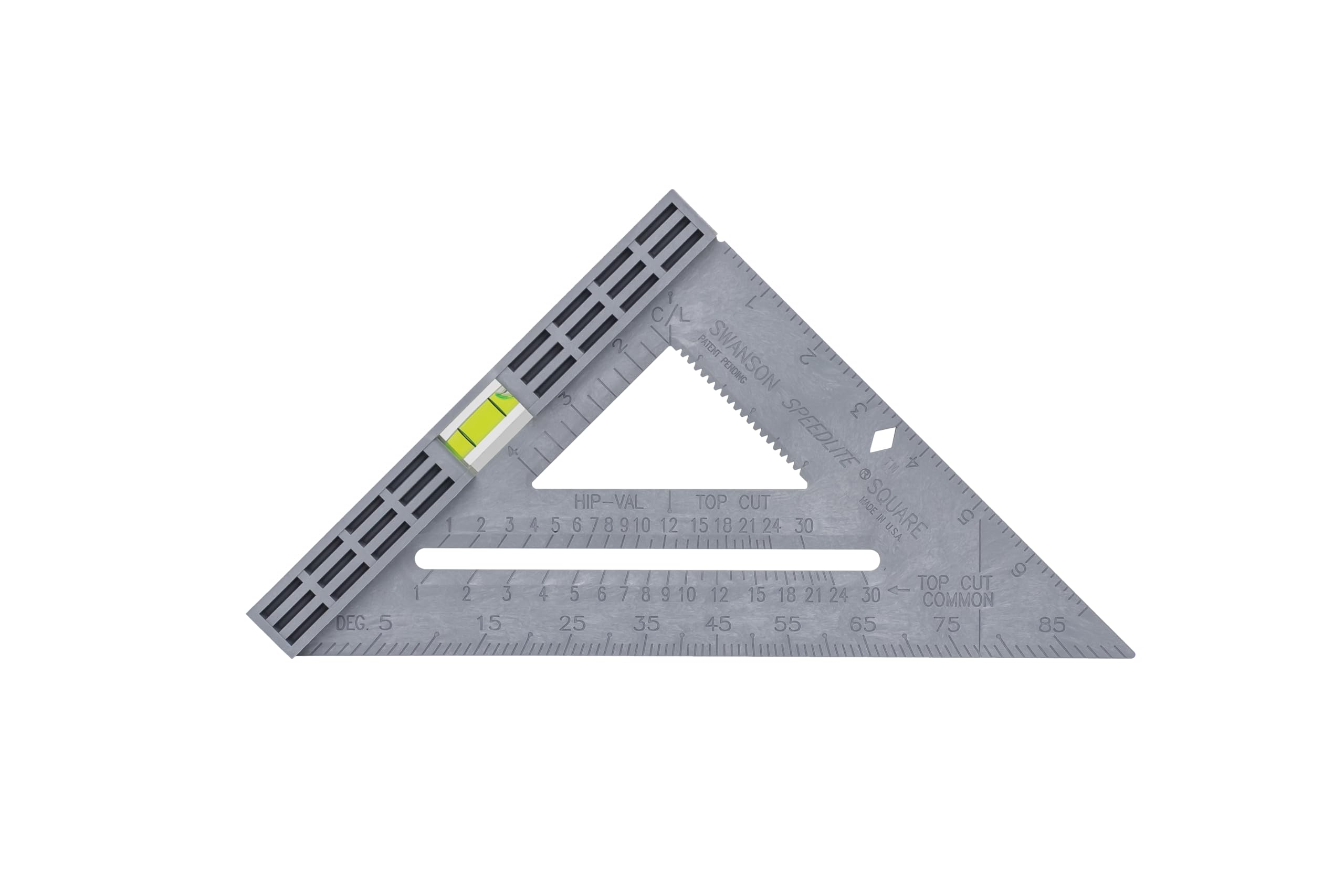 Swanson Tool T0111 Speedlite narzędzie do poziomowania kwadratu (szare)