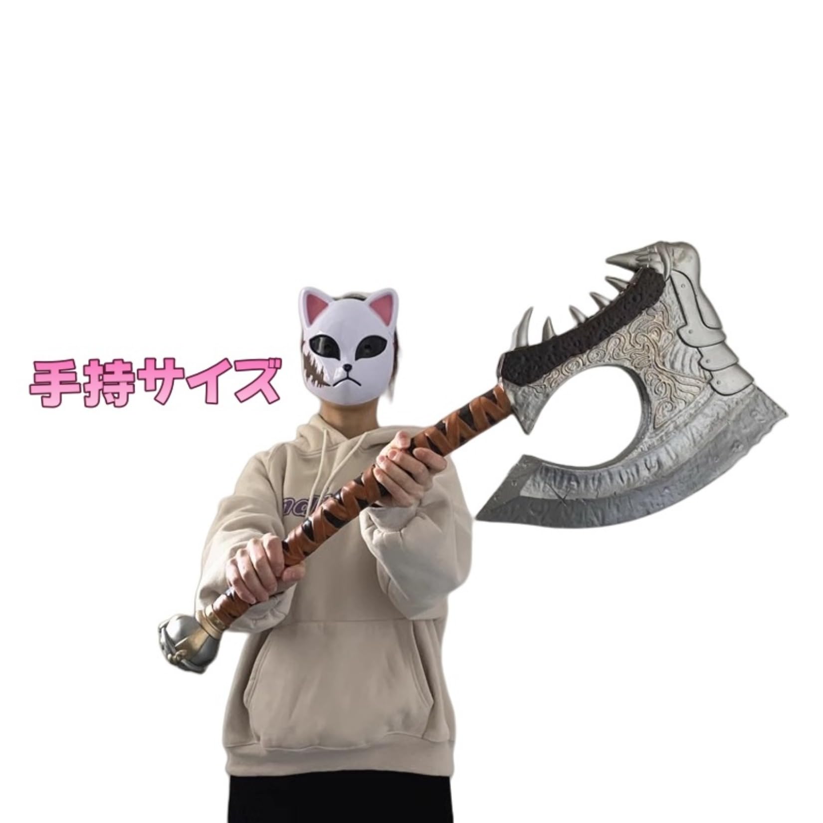 Amazon.co.jp: 西洋剣風 コスプレ道具 悪魔の鎌 北欧風 戦士用PU製武器