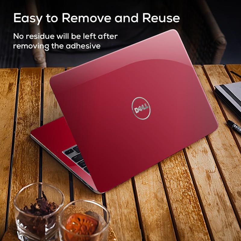 Image of Galaxsia DSGN 375 Full Body Laptop Skin Bubble-Free| Laminated & Removable | HD Quality Sticker for Laptops Upto 15.6 Inches Compatible with DELL