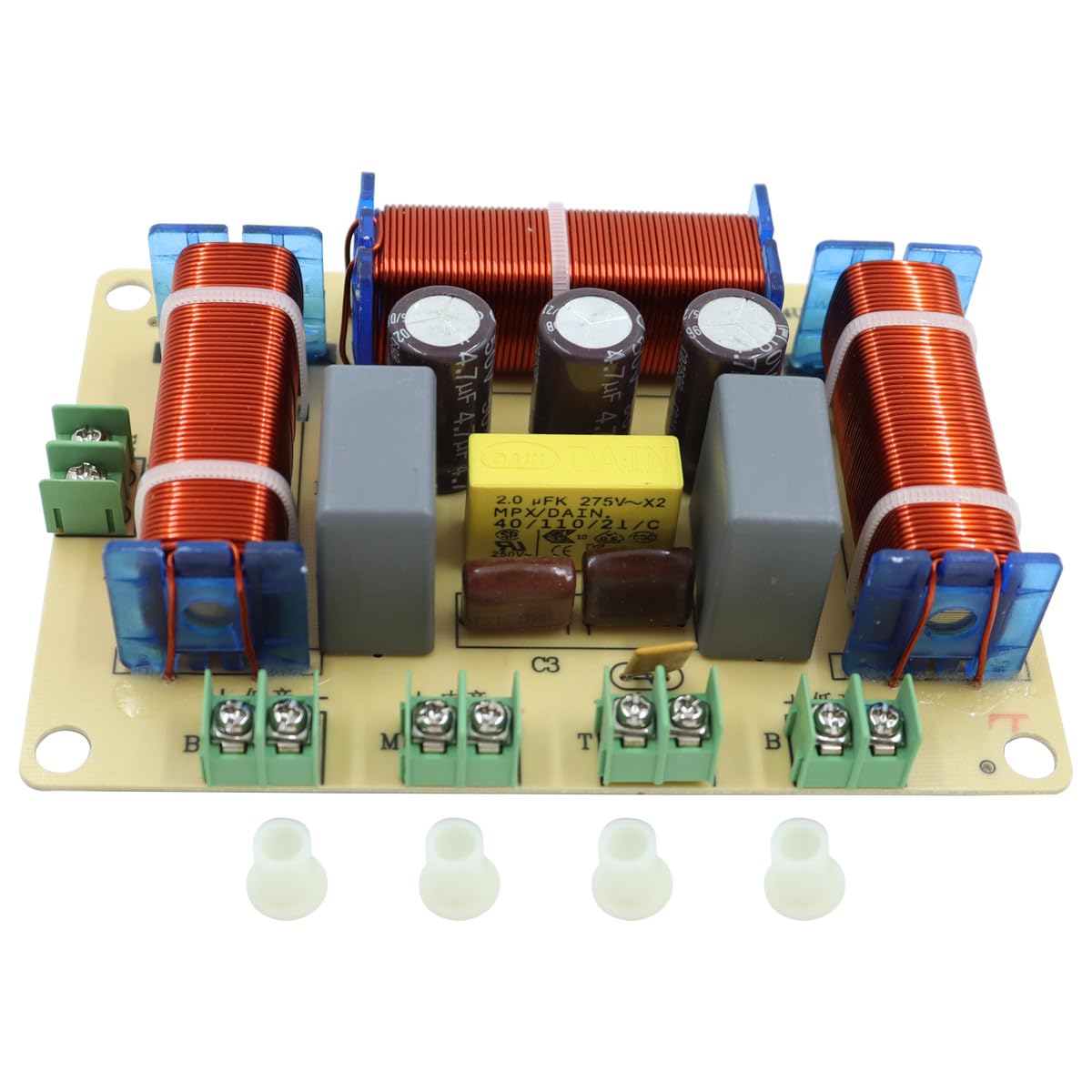 Crossover per altoparlanti a 4 vie da 400 W RCEDA 406 passivo per audio per auto e casa da 4 a 8 Ohm