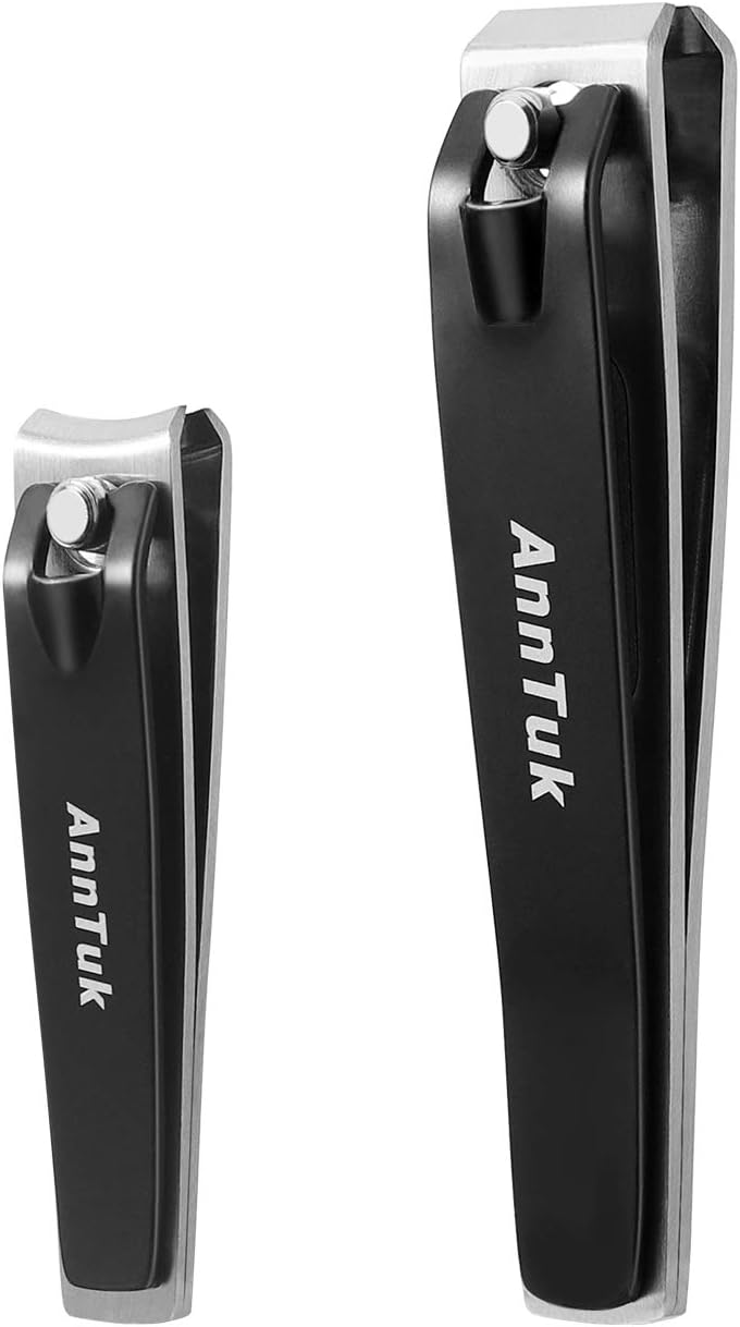 Nail Clippers Set, Sturdy Ultra Sharp Nail Clippers Fingernail and Toenail Clipper with Elegant Tin Case : Beauty & Personal Care
