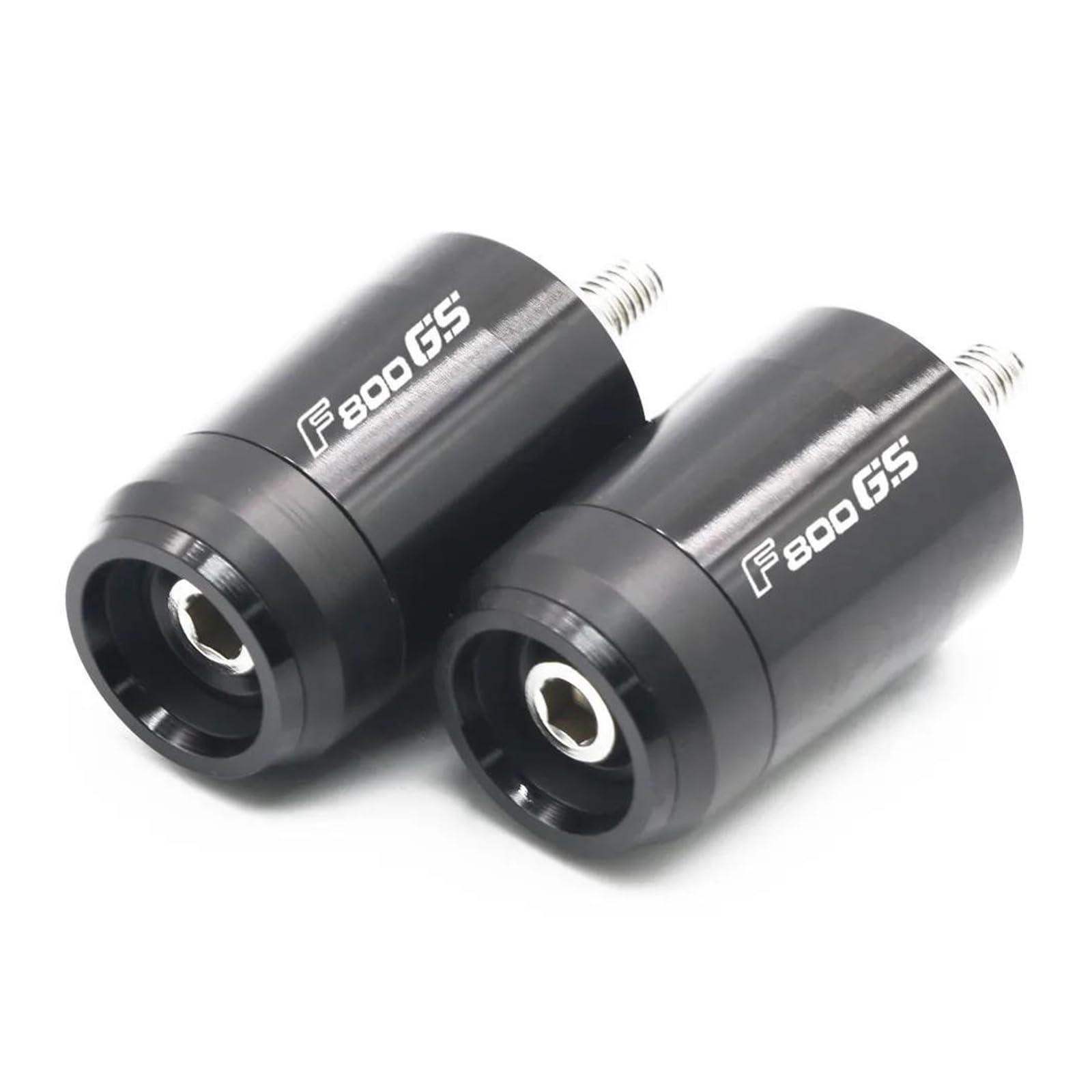 Tappo Di Presa Per BM&W F800GS F 800 GS F800 GS F650GS Motocicletta 7/8''22MM Manopole Manubrio Tappo Terminale Impugnatura Manubrio(Black)