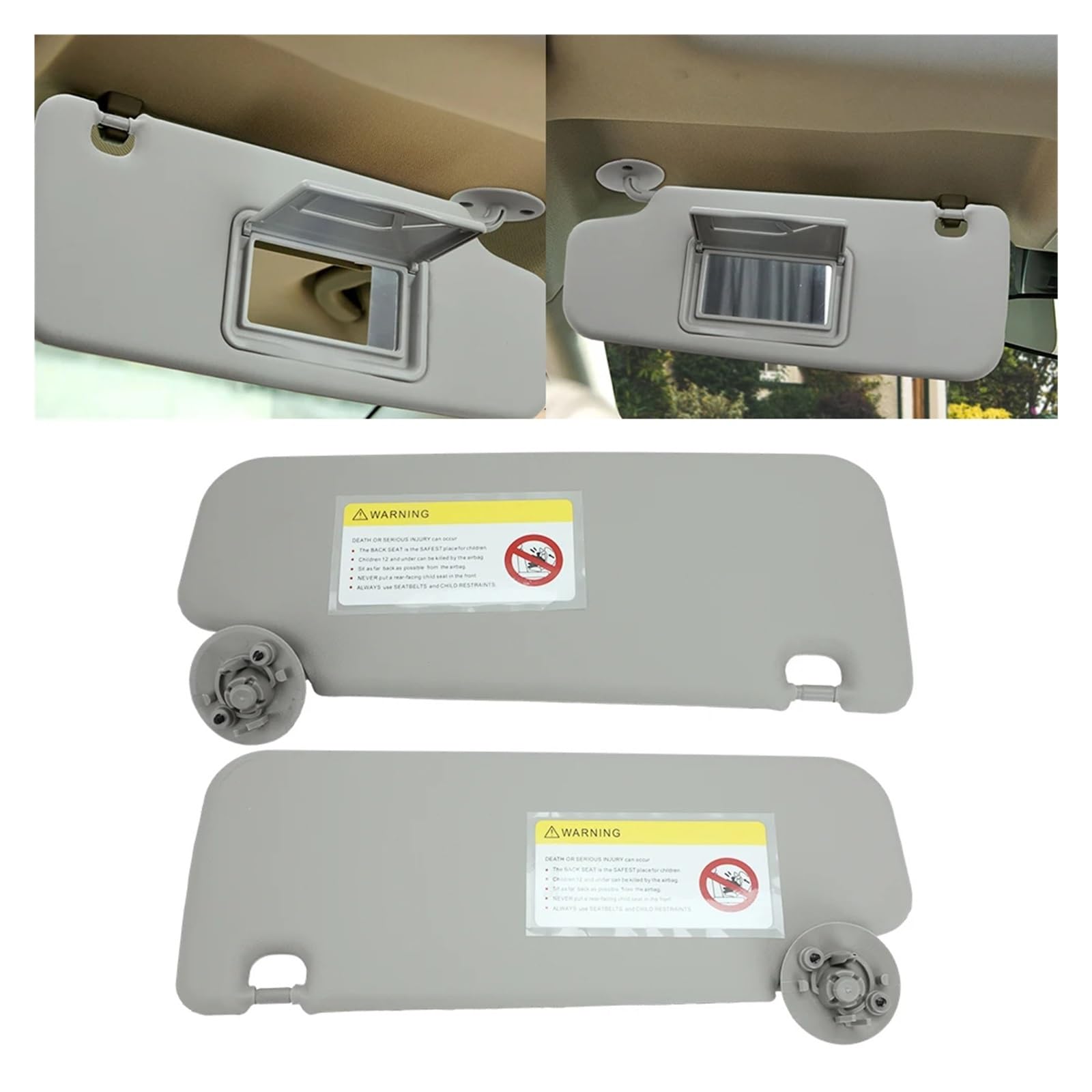 Pare-Soleil Intérieur Sun Visor Pare-Soleil De Voiture pour Chevrolet pour Spark 2011-2022 pour Cruze 2009-2014 pour Aveo 2011-2013 pour Sonic 2012-2020 Côté Conducteur Passager(La Gauche)