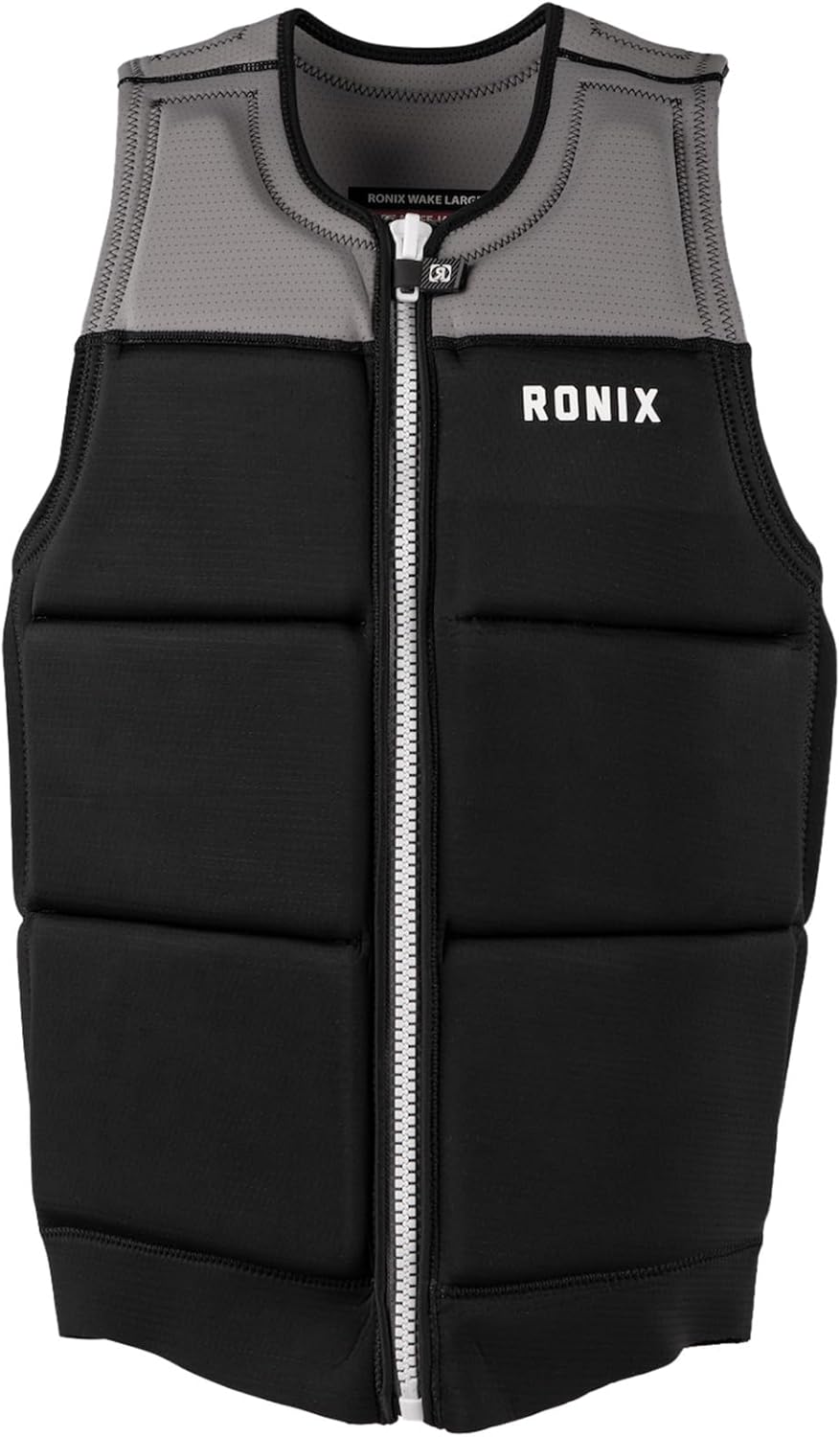 RONIX Men's Presidente Impact Vest | Durable Lightweight Water-Resistant 4-Way Stretch CE-Approved Wakesurf & Wakeboard Riding PFD Life Jacket with Chest & Back Flex Foam