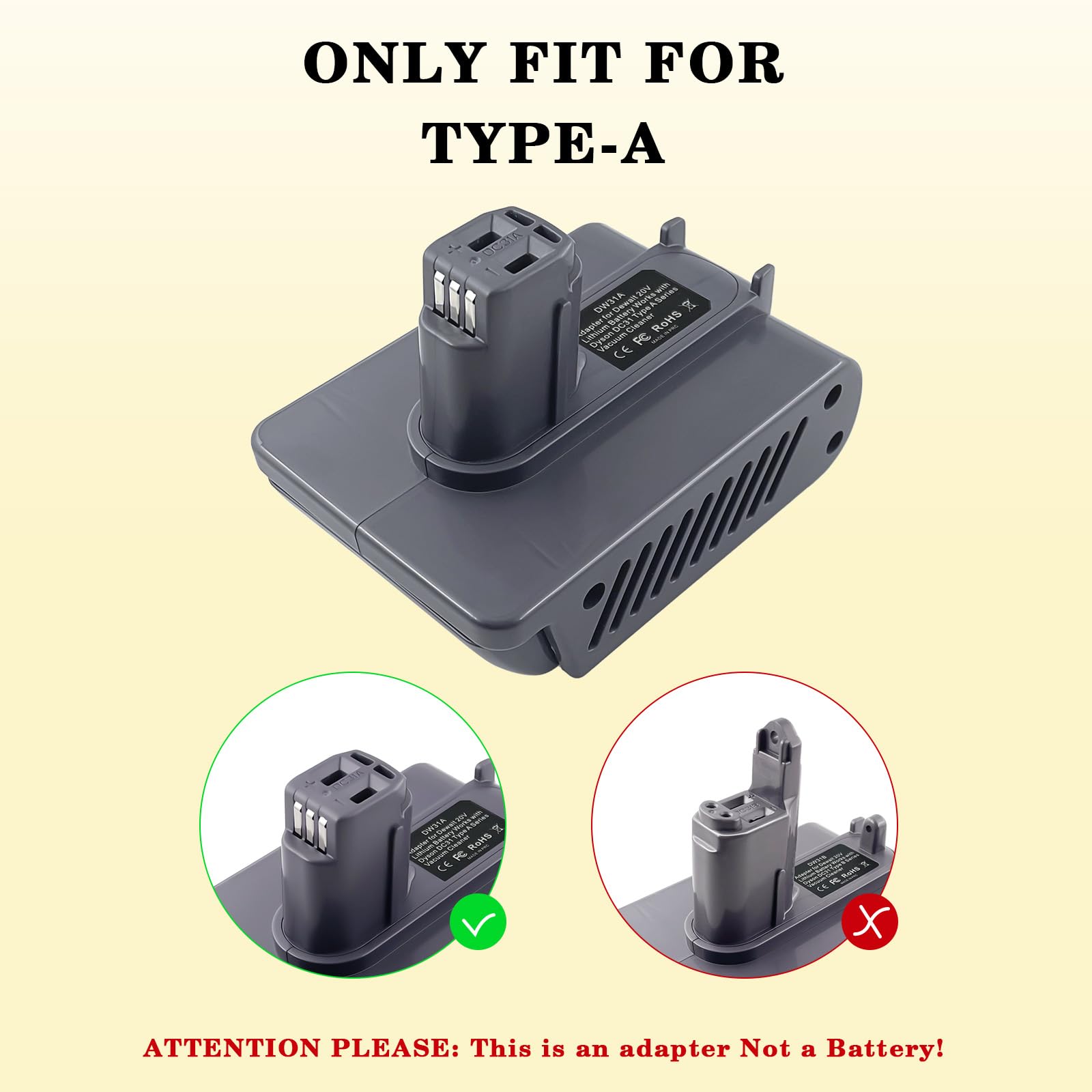ダイソン DC31 Animal Amazon.com: DC31 Adapter for Dyson Type A DC30 DC31 DC34