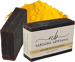 Sabonete de Açafrão Depilatório Rosto e Corpo Acaba com a Foliculite