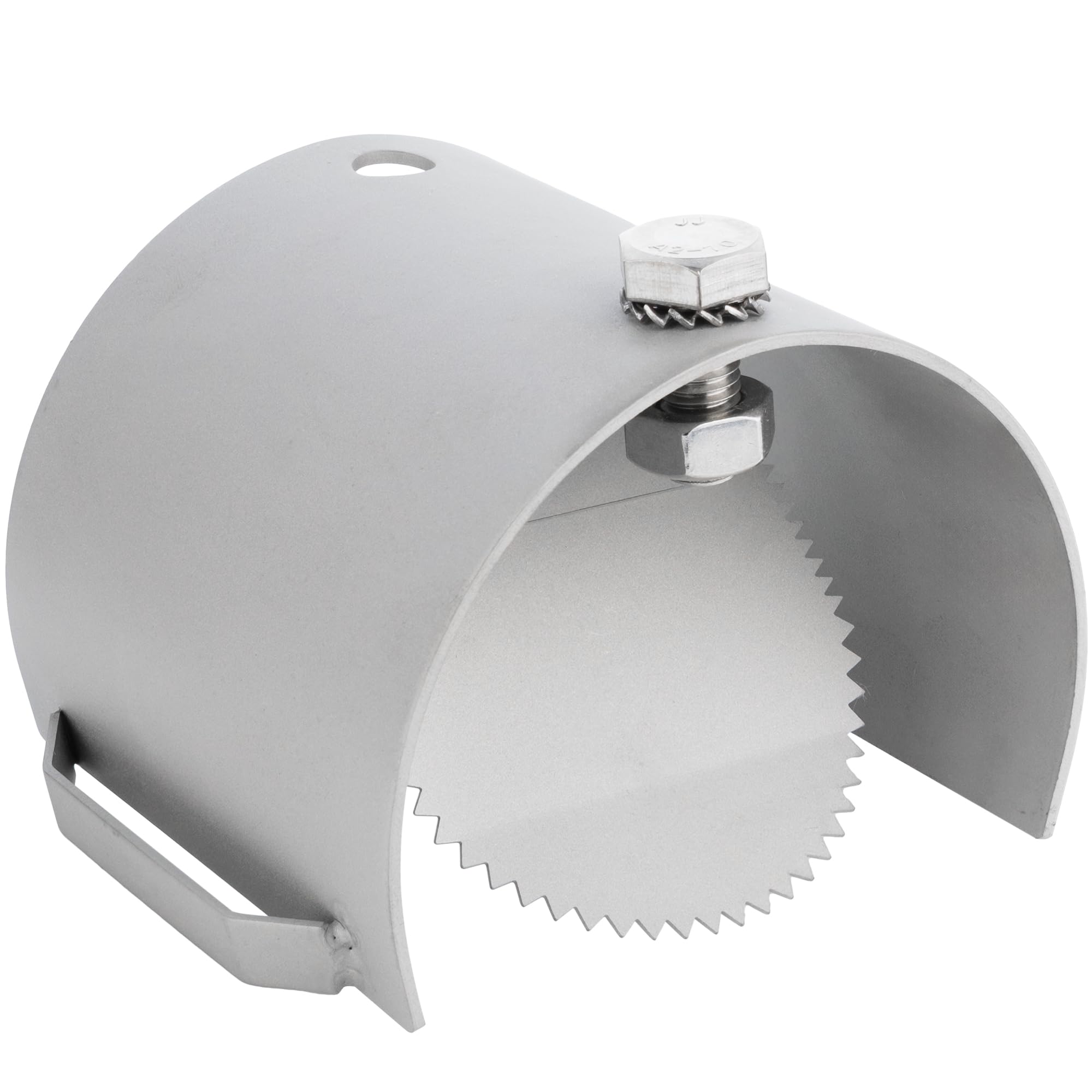 Ratkil Protector de drenaje para control de roedores, de acero inoxidable, para ratas dentro de drenaje y propiedades, puertas de rata para alcantarillado, (acero inoxidable, 110 mm)