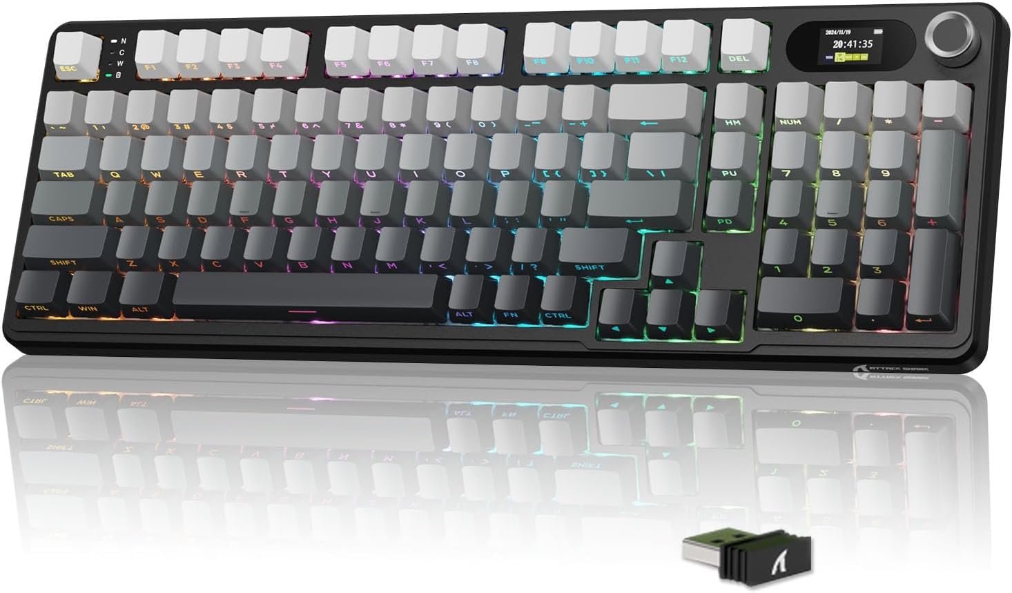 Amazon.com: MAMBASNAKE Attack Shark X98 Pro Wireless Mechanical