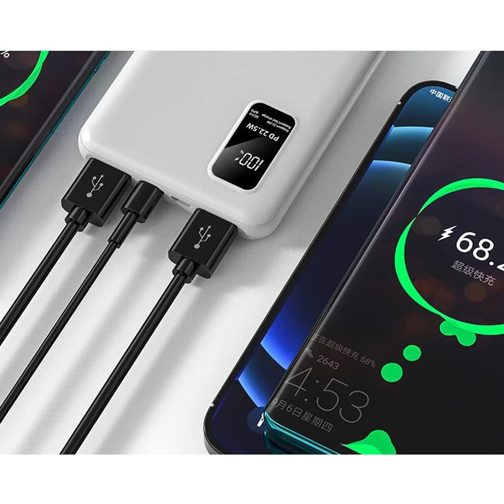 JJJ Szybkie ładowanie Powerbank 20000 mAh kreatywny powerbank o dużej pojemności (kolor: czarny, rozmiar: 10 000 mAh)