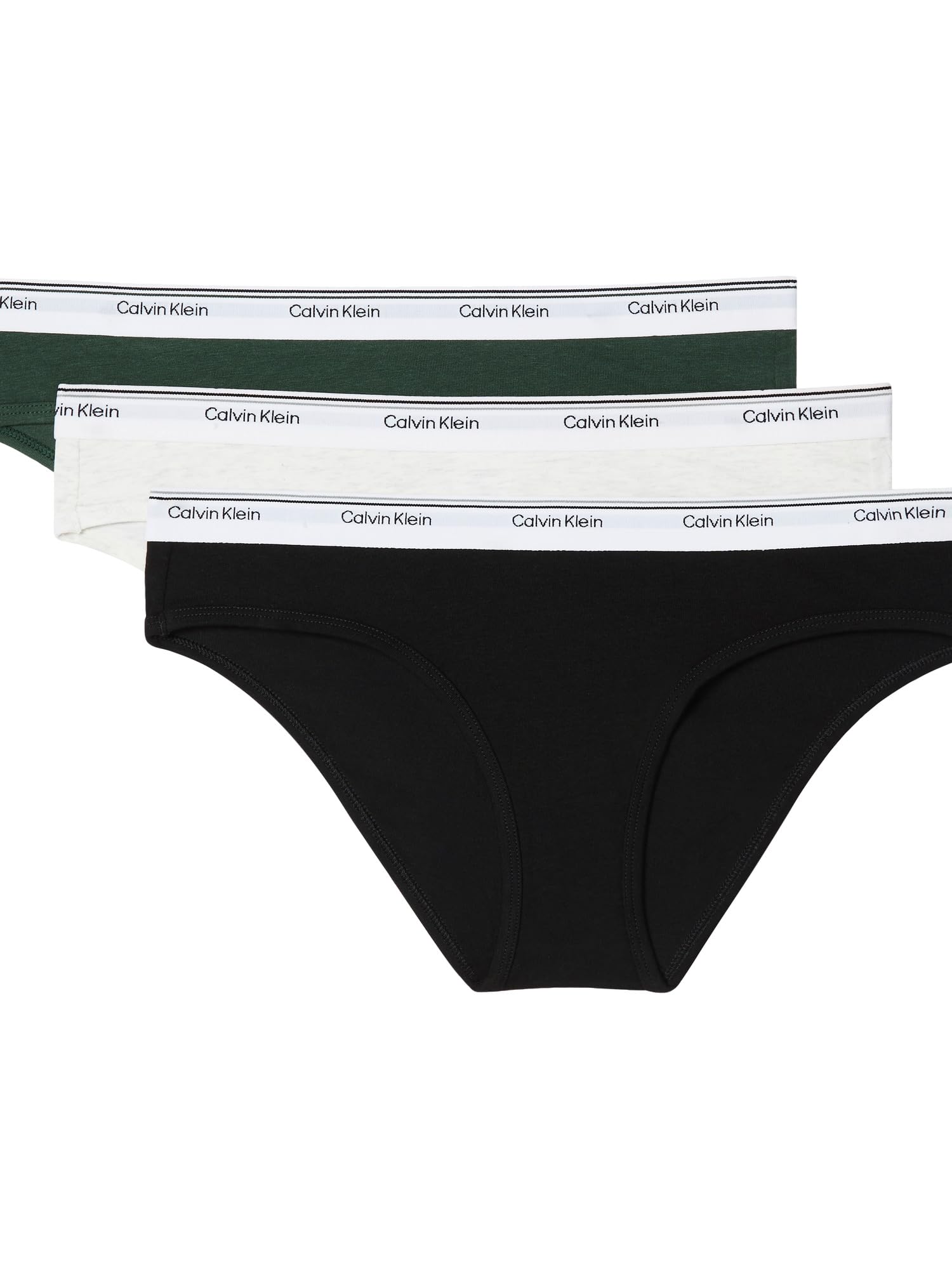 Calvin Klein Womens Balance Cotton Stretch Bikini Panties 3 Pack